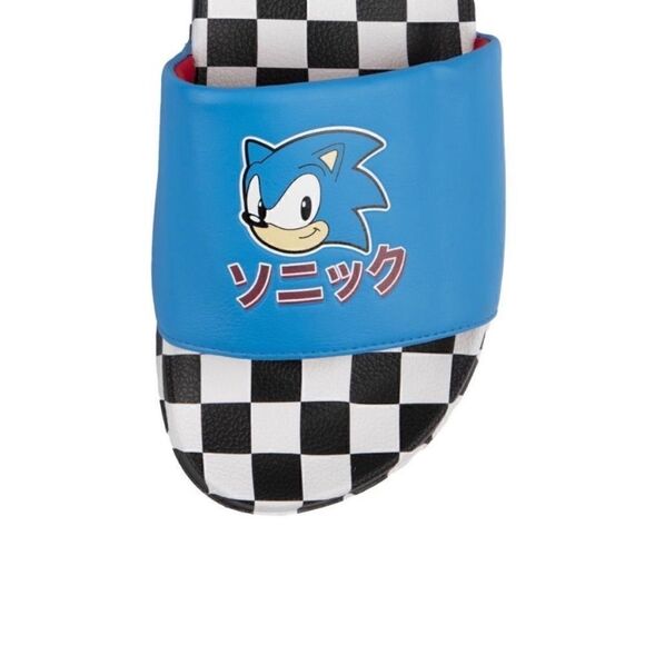 New Mens size 10 Sonic The Hedgehog slides main image 7